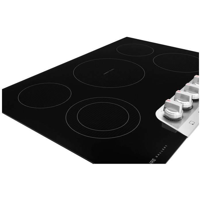 Frigidaire Gallery GCCE3070BS Electric Cooktop, 30 inch Exterior Width, 5 Burners, 3,100