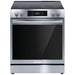 Frigidaire Gallery 30 inches Electric Range in Stainless Steel with Self Clean, Convection, Air Fry, and Steam Cooking features.