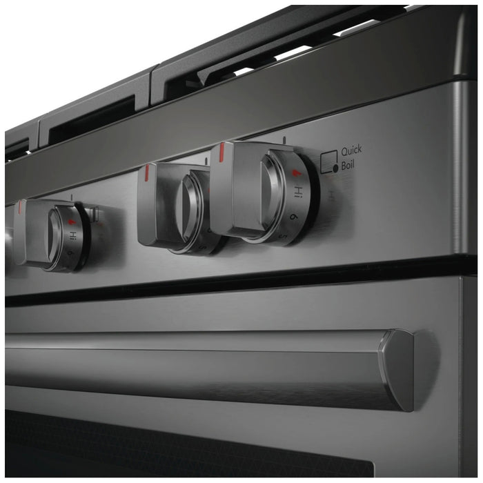 Frigidaire Gallery GCRG3060BD Gas Range, 5.1 cu. ft. Capacity, 30 inch Exterior Width, Self Clean, True Convection, 5 Burners