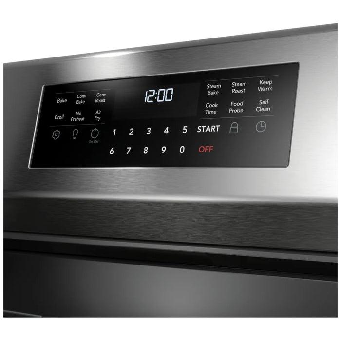 Frigidaire Gallery GCRG3060BF Gas Range, 5.1 cu. ft. Capacity, 30 inch Exterior Width, Self Clean, True Convection, 5 Burners