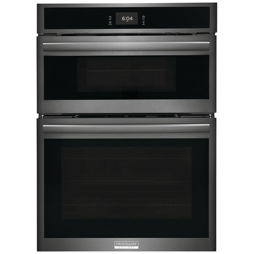 Frigidaire Gallery GCWM3067AD Microwave Wall Oven Combo, 30 inch Exterior Width, Convection, One Oven Self Clean, 5.3 cu. ft. Capacity, Temperature Probe, Black Stainless Steel 