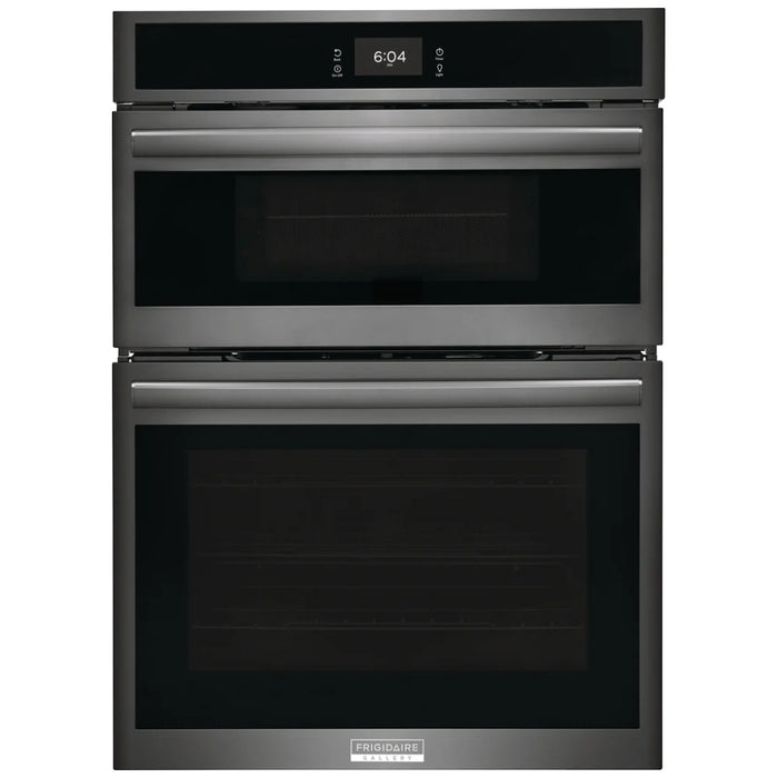 Frigidaire Gallery GCWM3067AD Microwave Wall Oven Combo, 30 inch Exterior Width, Convection, One Oven Self Clean, 5.3 cu. ft. Capacity, Temperature Probe, Black Stainless Steel 