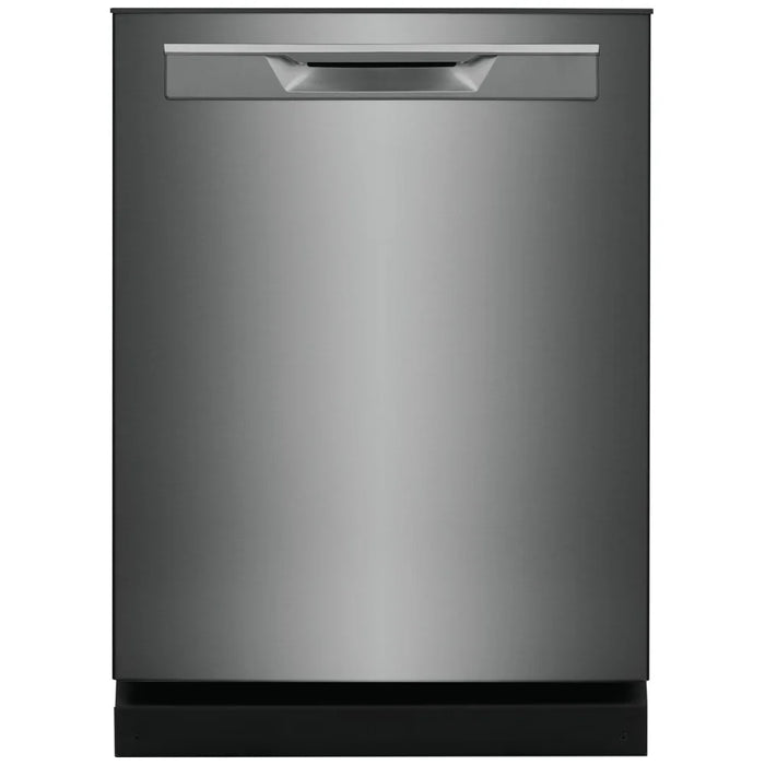 Image of Frigidaire Gallery 24 inches Fully Integrated Dishwasher in Black Stainless Steel with 8 Wash Cycles and Hard Food Disposal.