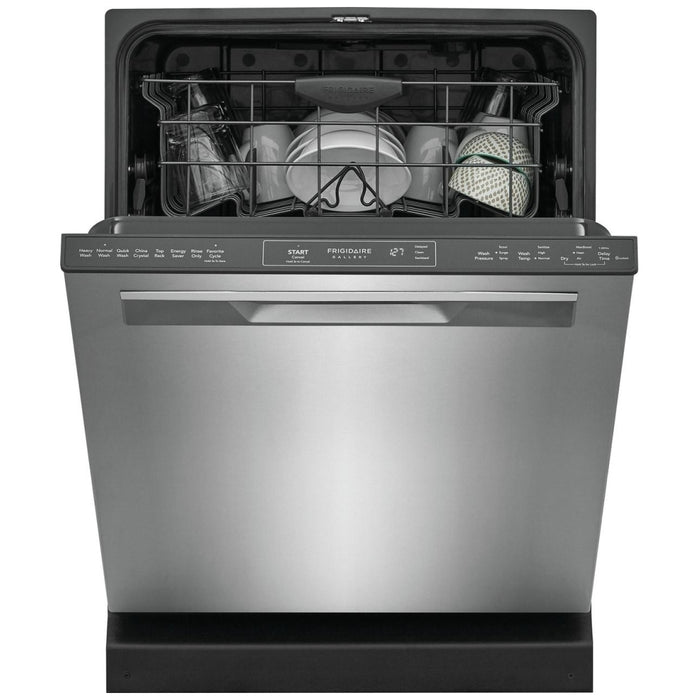 Frigidaire Gallery GDPP4517AF Stainless Steel Dishwasher with 8 Wash Cycles, 14 Place Settings, and Hard Food Disposal.