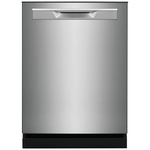 Frigidaire Gallery Stainless Steel Dishwasher with 8 Wash Cycles and 14 Place Settings Capacity.