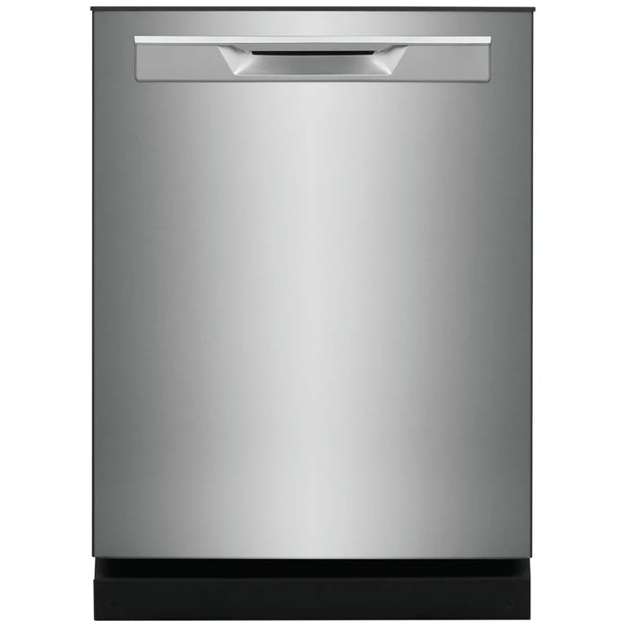 Frigidaire Gallery Stainless Steel Dishwasher with 8 Wash Cycles and 14 Place Settings Capacity.