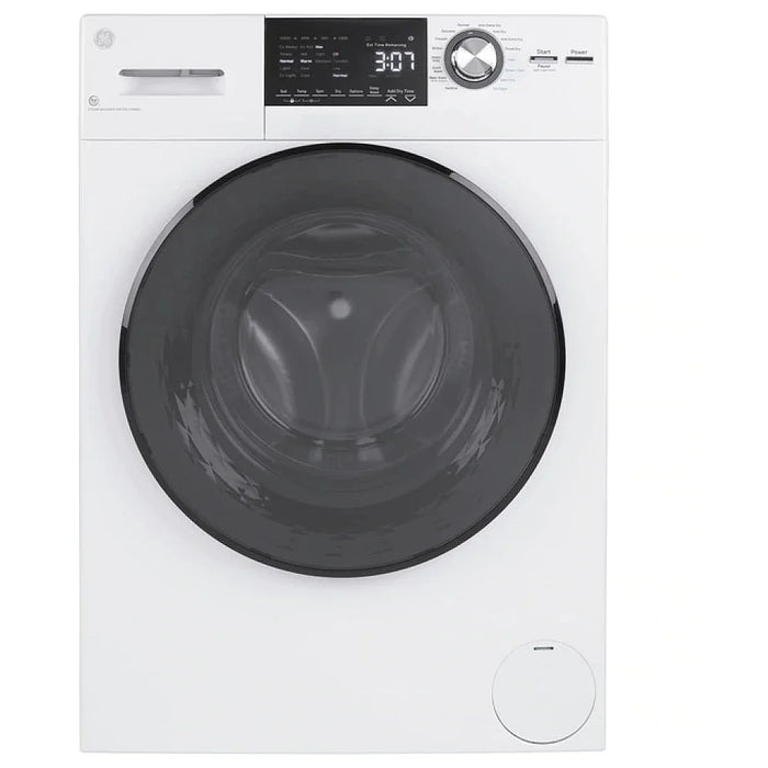 GE GFQ14ESSNWW All-in-One Washer Dryer Combo, 2.8 cu. ft. Washer Capacity, Steam Clean, 14 Wash Cycles, 5 Temperature Settings, 1,450 RPM Washer Spin Speed, Electric, White colour All-In-One Washer & Dryer