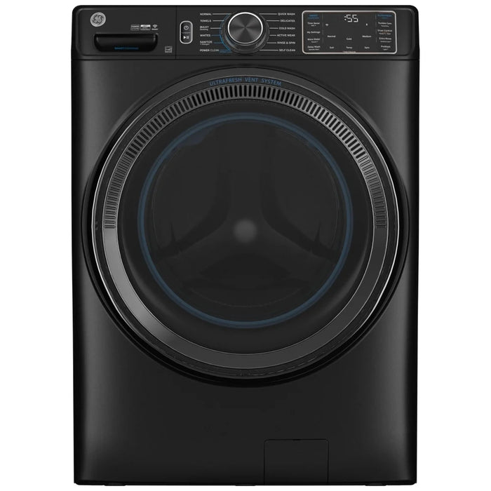 GE GFW655SPVDS Front Load Washer, ENERGY STAR Certified, 5.8 cu. ft. Washer Capacity, 1,300 RPM Washer Spin Speed, 12 Wash Cycles, 5 Temperature Settings, Steam Clean, Wifi Enabled, Graphite colour