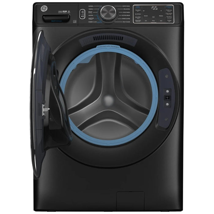 GE GFW655SPVDS Front Load Washer, ENERGY STAR Certified, 5.8 cu. ft. Washer Capacity, 1,300 RPM Washer Spin Speed, 12 Wash Cycles, 5 Temperature Settings, Steam Clean, Wifi Enabled, Graphite colour