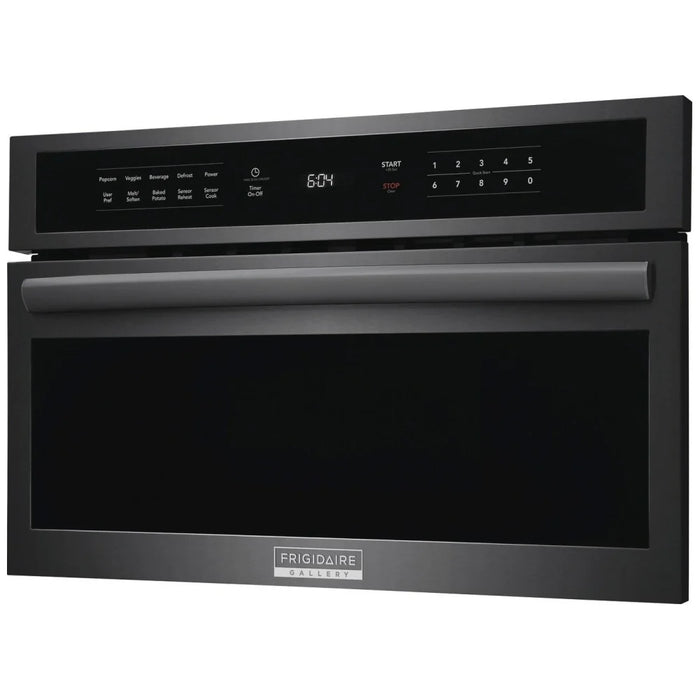 Frigidaire Gallery GMBD3068AD Built In Microwave, 1.6 cu. ft. Capacity, 950WW, Stainless Steel Interior, 30 inch Exterior Width, Black Stainless Steel 