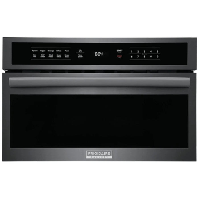 Frigidaire Gallery GMBD3068AD Built In Microwave, 1.6 cu. ft. Capacity, 950WW, Stainless Steel Interior, 30 inch Exterior Width, Black Stainless Steel 