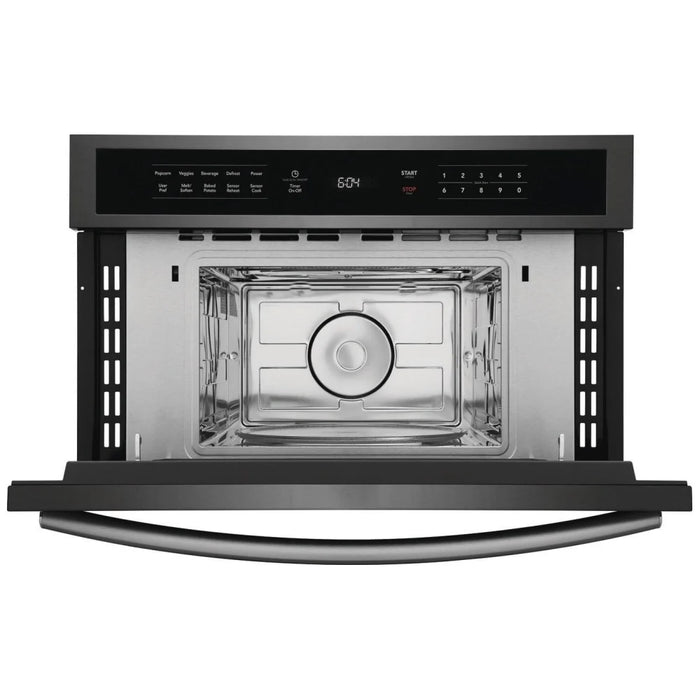 Frigidaire Gallery GMBD3068AD Built In Microwave, 1.6 cu. ft. Capacity, 950WW, Stainless Steel Interior, 30 inch Exterior Width, Black Stainless Steel 