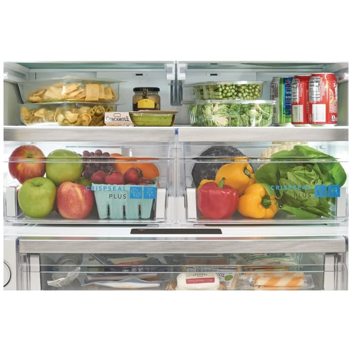 Frigidaire Gallery French Door Refrigerator with Energy Star Certification, Stainless Steel, 36 inches Width, Counter Depth, 22.6 Cu. Ft. Capacity - GRFC2353AF.