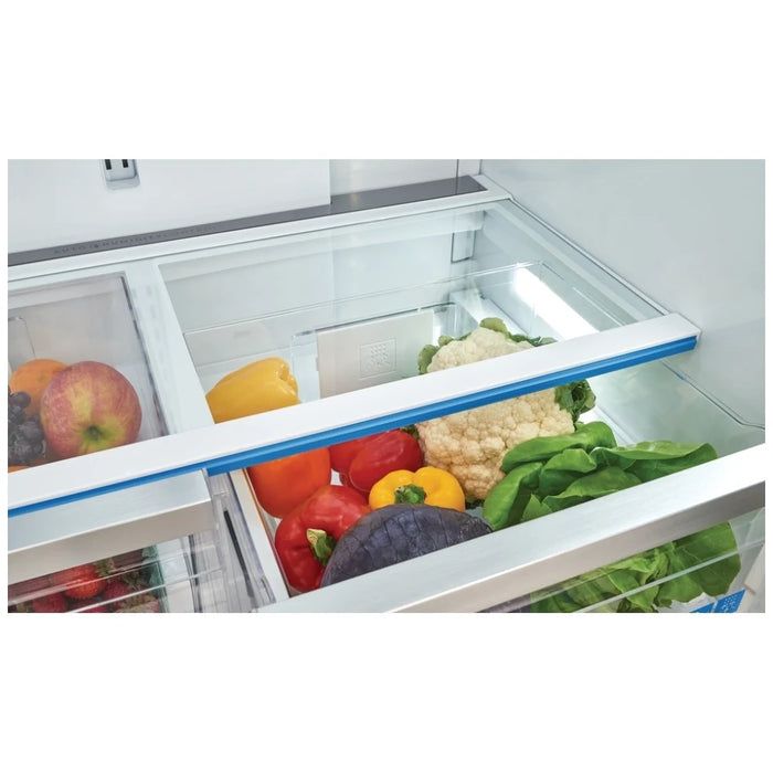 Frigidaire Gallery French Door Refrigerator, Stainless Steel, Energy Star Certified, 36 inches Width, Counter Depth, 22.6 Cu. Ft. Capacity - GRFC2353AF.