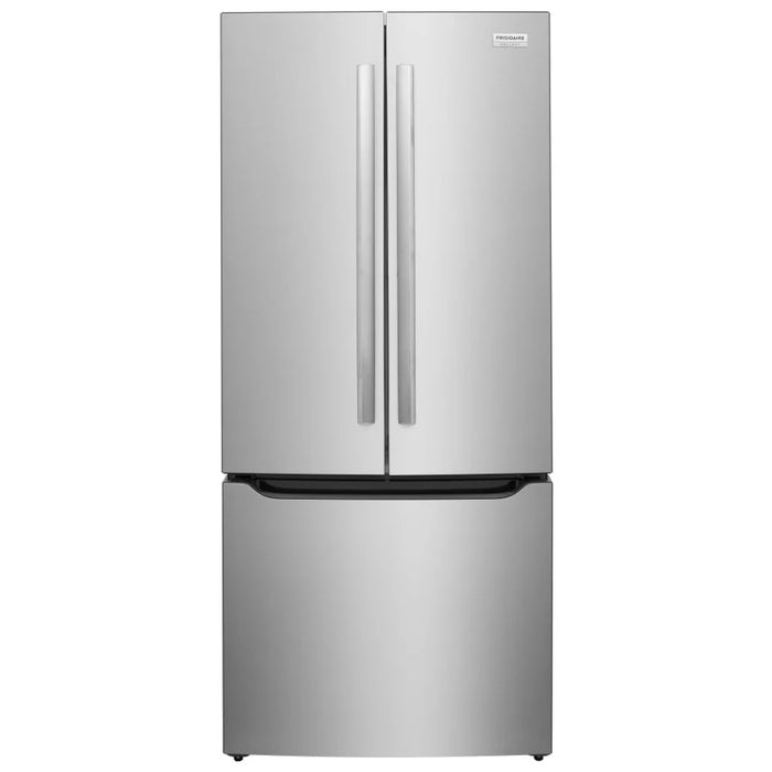 Frigidaire Gallery French Door Refrigerator in Stainless Steel with 20 cu. ft. Capacity and ENERGY STAR Certification.