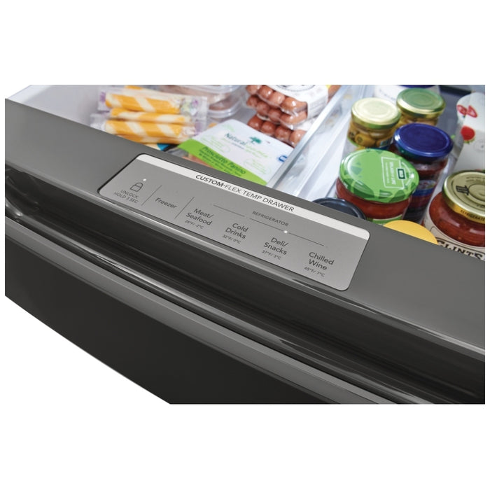 Frigidaire Gallery GRMC2273CD French Door Refrigerator, 36 inch Width, 21.5 cu. ft. Capacity, Counter Depth, Water Dispenser (Exterior), Ice Dispenser (Thru Door)
