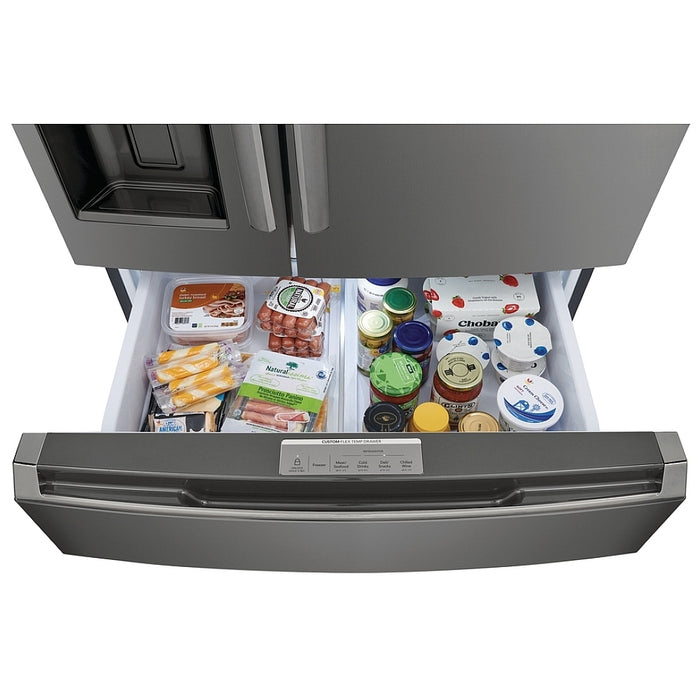 Frigidaire Gallery GRMC2273CD French Door Refrigerator, 36 inch Width, 21.5 cu. ft. Capacity, Counter Depth, Water Dispenser (Exterior), Ice Dispenser (Thru Door)