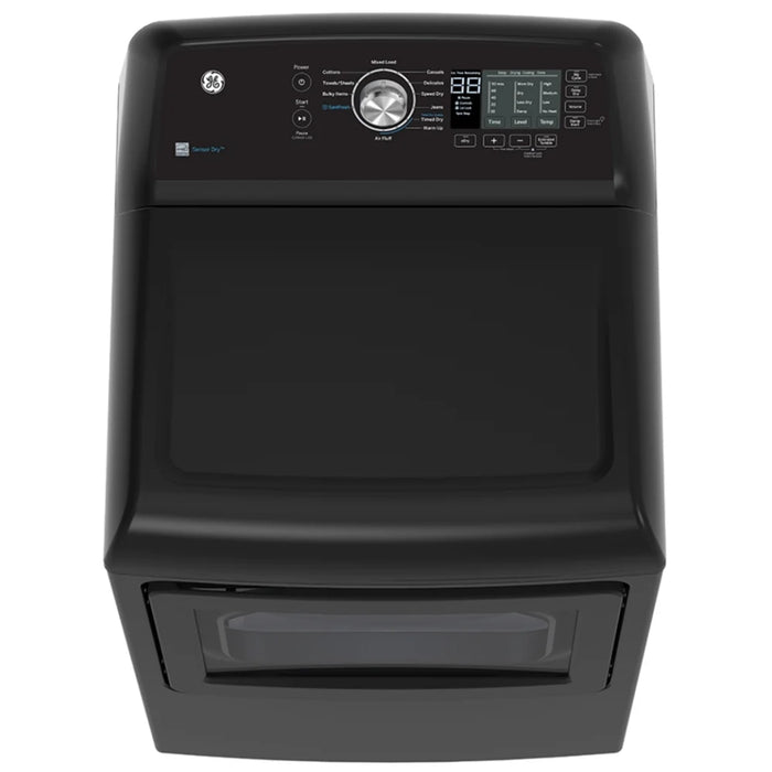 GE GTD68EBMRDG Electric Dryer, 7.4 cu. ft. Dryer Capacity, 4 Temperature Settings, Steel Drum, Diamond Grey colour