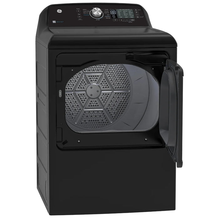 GE GTD68EBMRDG Electric Dryer, 7.4 cu. ft. Dryer Capacity, 4 Temperature Settings, Steel Drum, Diamond Grey colour