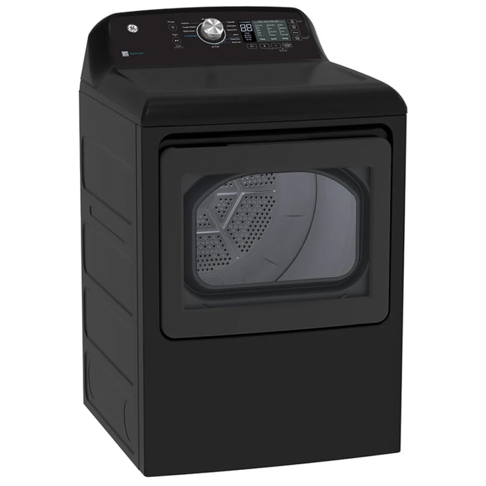 GE GTD68EBMRDG Electric Dryer, 7.4 cu. ft. Dryer Capacity, 4 Temperature Settings, Steel Drum, Diamond Grey colour