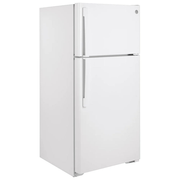 GE GTE16DTNRWW Top Freezer Refrigerator, 28 inch Width, ENERGY STAR Certified, 15.6 cu. ft. Capacity, Optional Ice Maker (Special Order), White colour