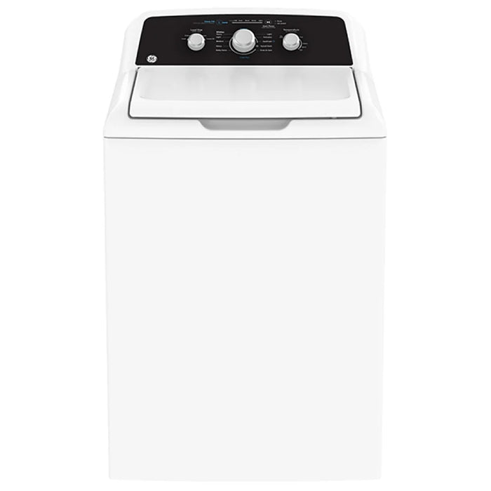 GE GTW334BMRWS Top Load Washer, 4.4 cu. ft. Washer Capacity, 12 Wash Cycles, 6 Temperature Settings, 800 RPM Washer Spin Speed, Agitator, White colour