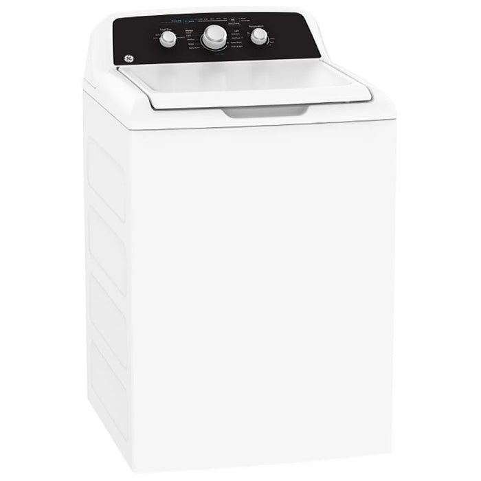 GE GTW334BMRWS Top Load Washer, 4.4 cu. ft. Washer Capacity, 12 Wash Cycles, 6 Temperature Settings, 800 RPM Washer Spin Speed, Agitator, White colour