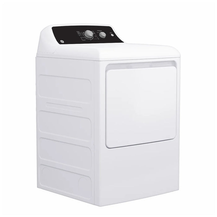 GE GTX34EBMRWS Electric Dryer, 6.2 cu. ft. Dryer Capacity, White colour