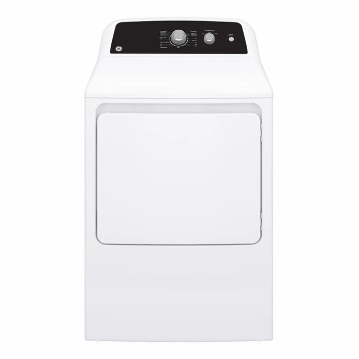 GE GTX34EBMRWS Electric Dryer, 6.2 cu. ft. Dryer Capacity, White colour