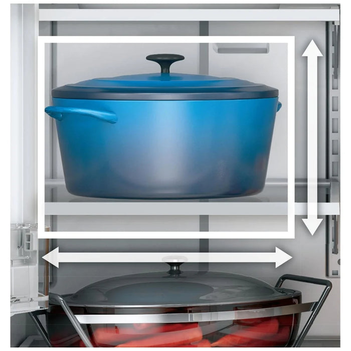 GE GYE21JYMFS Counter Depth French Door Refrigerator, 36 inch Width, ENERGY STAR Certified, 20.6 cu. ft. Capacity, Counter Depth, Water Dispenser (Exterior), Ice Dispenser (Thru Door), Stainless Steel colour