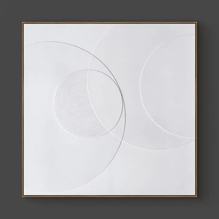 Blank Submission I abstract art piece, measuring 40x40 inches, product code H1HCA220107A-RE.