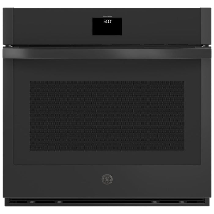 GE JTS5000DVBB Single Wall Oven, 30 inch Exterior Width, Convection, Self Clean, 5 cu. ft. Capacity, Temperature Probe, Wifi Enabled, Air Fry, Black colour