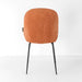 Ottolo Ginger Accent Dining Chair in Rouge fabric, model KJC020, front view.