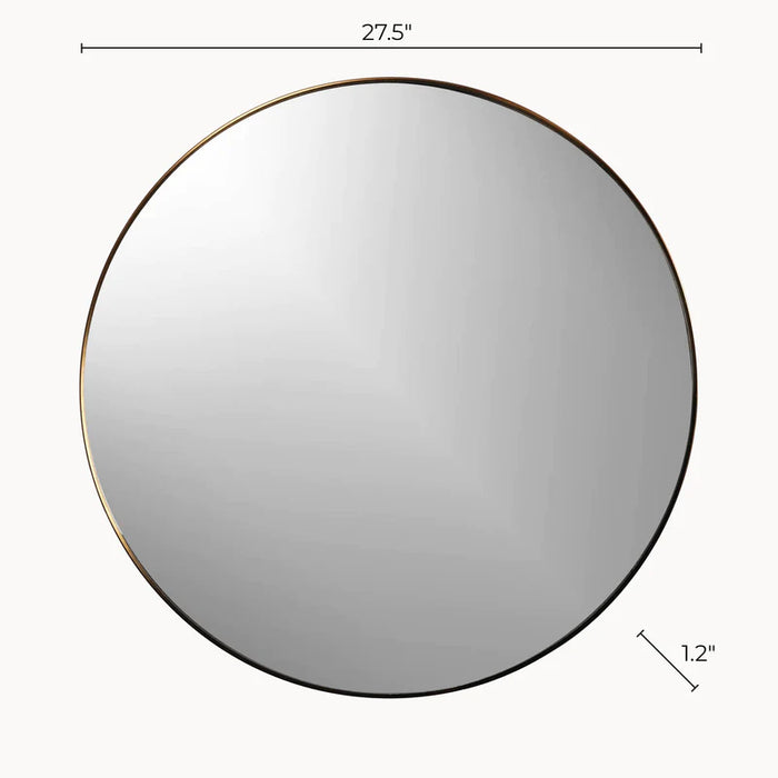 Infinity Round Gold Mirror, 28″ Ø KM6754-4-GOLD