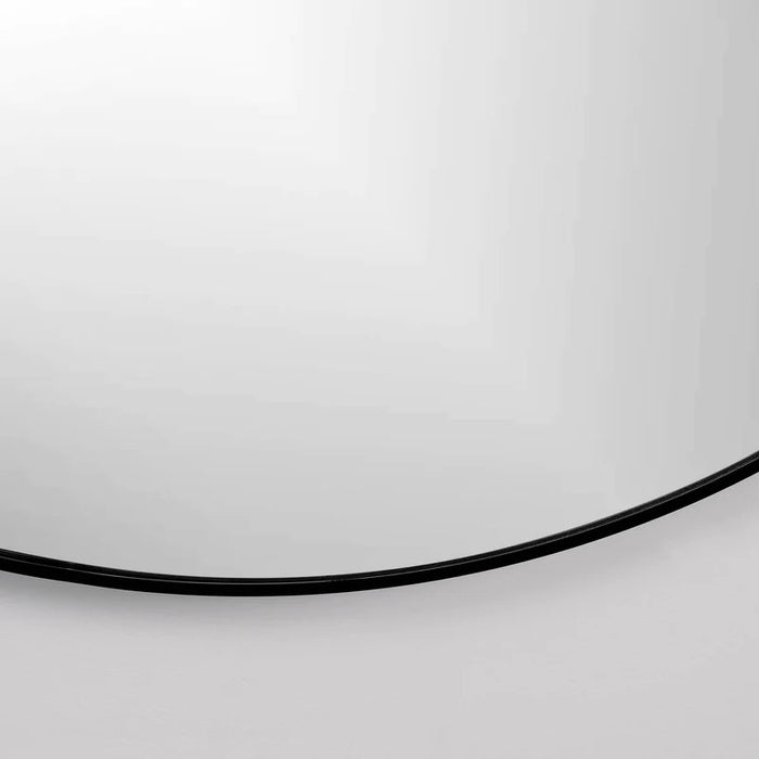 Infinity Black Round Mirror, 28″ Ø KM6754-BLACK