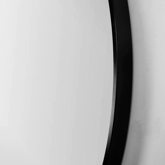 Infinity Black Round Mirror, 28″ Ø KM6754-BLACK