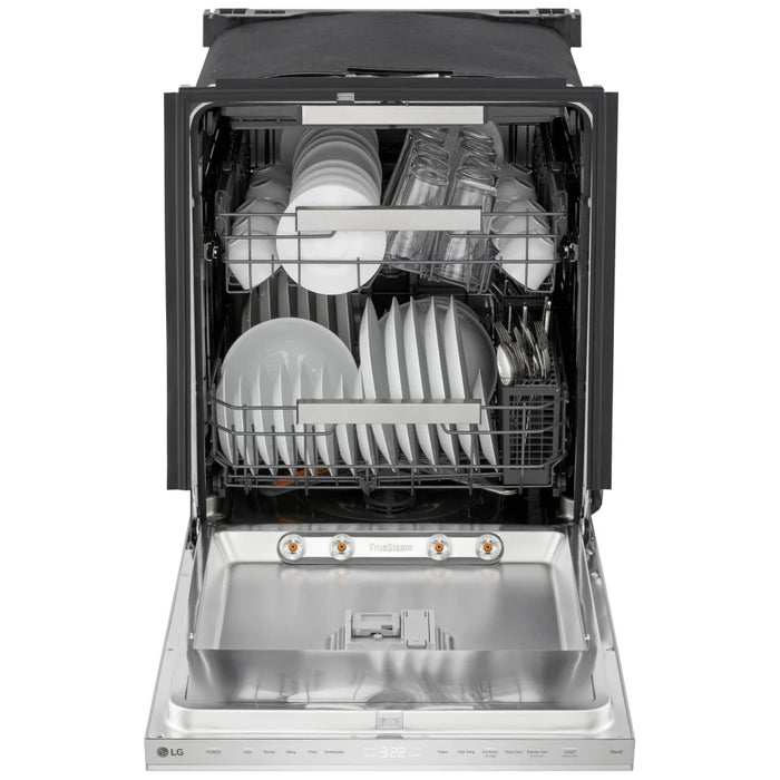 LG LDNPH654S Dishwasher, 24 inch Exterior Width, 44 dB Decibel Level, Fully Integrated