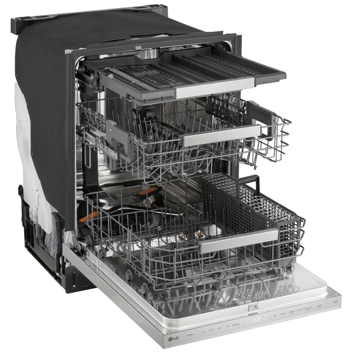 LG LDNPH654S Dishwasher, 24 inch Exterior Width, 44 dB Decibel Level, Fully Integrated