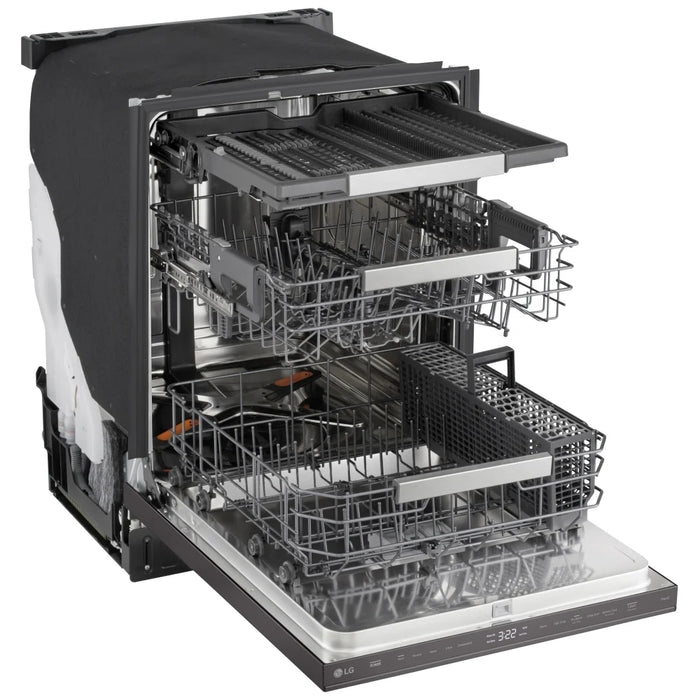 LG LDNPM654D Dishwasher, 24 inch Exterior Width, 44 dB Decibel Level, Fully Integrated