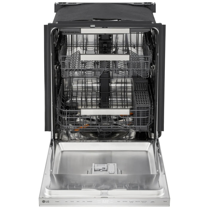LG LDNPM654S Dishwasher, 24 inch Exterior Width, 44 dB Decibel Level, Fully Integrated