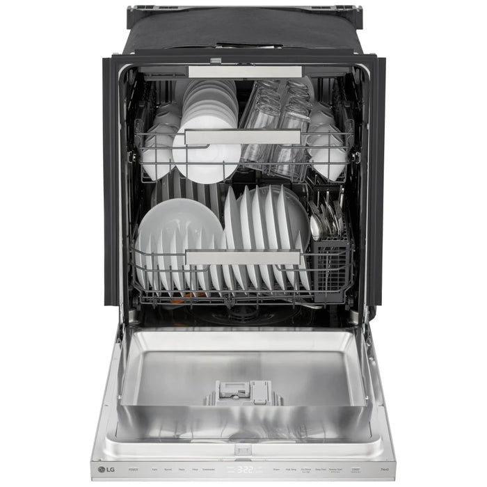 LG LDNPM654S Dishwasher, 24 inch Exterior Width, 44 dB Decibel Level, Fully Integrated