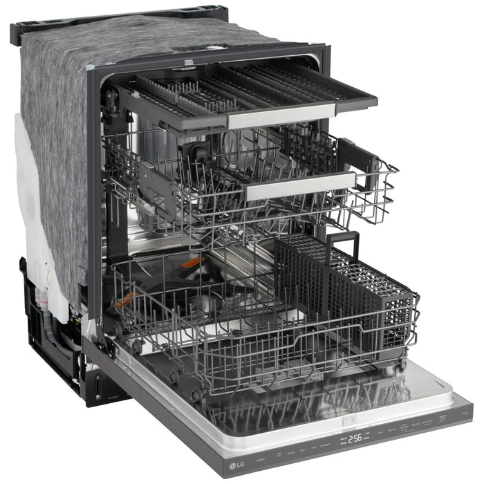 LG LDNPQ555D Dishwasher, 24 inch Exterior Width, 46 dB Decibel Level, Fully Integrated