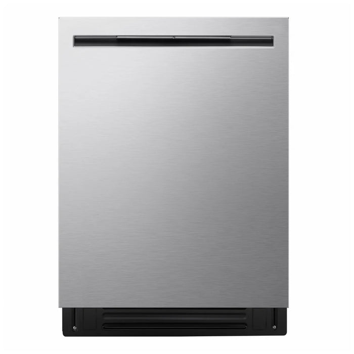 LG LDNPQ555S Dishwasher, 24 inch Exterior Width, 46 dB Decibel Level, Fully Integrated, Stainless Interior, 5 Wash Cycles, 16 Capacity (Place Settings), 3 Loading Racks, Wifi Enabled, Stainless Steel colour