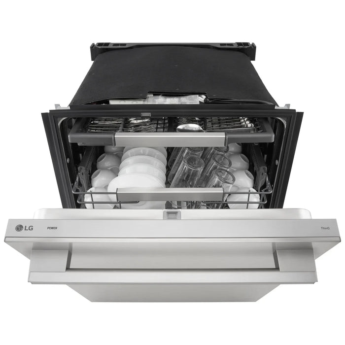 LG LDNTH753S Dishwasher, 24 inch Exterior Width, 42 dB Decibel Level, Fully Integrated