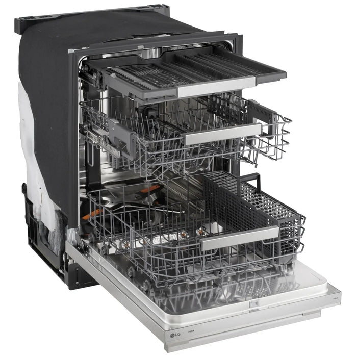 LG LDNTH753S Dishwasher, 24 inch Exterior Width, 42 dB Decibel Level, Fully Integrated