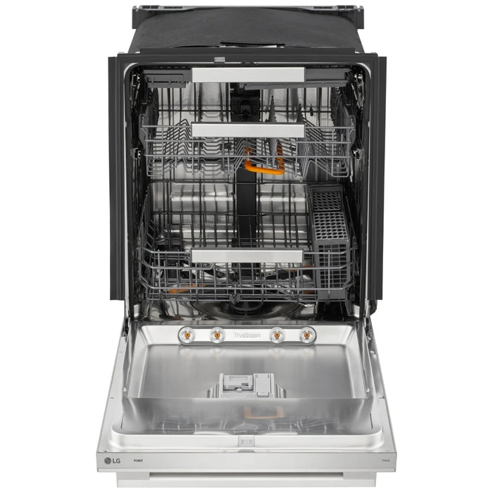 LG LDNTH862S Dishwasher, 24 inch Exterior Width, 39 dB Decibel Level, Fully Integrated, Stainless Interior, 5 Wash Cycles, 16 Capacity (Place Settings), 3 ( Cutlery Tray), Wifi Enabled, Stainless Steel