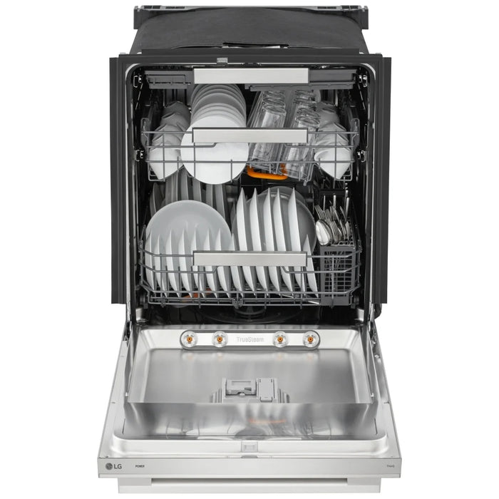 LG LDNTH862S Dishwasher, 24 inch Exterior Width, 39 dB Decibel Level, Fully Integrated, Stainless Interior, 5 Wash Cycles, 16 Capacity (Place Settings), 3 ( Cutlery Tray), Wifi Enabled, Stainless Steel