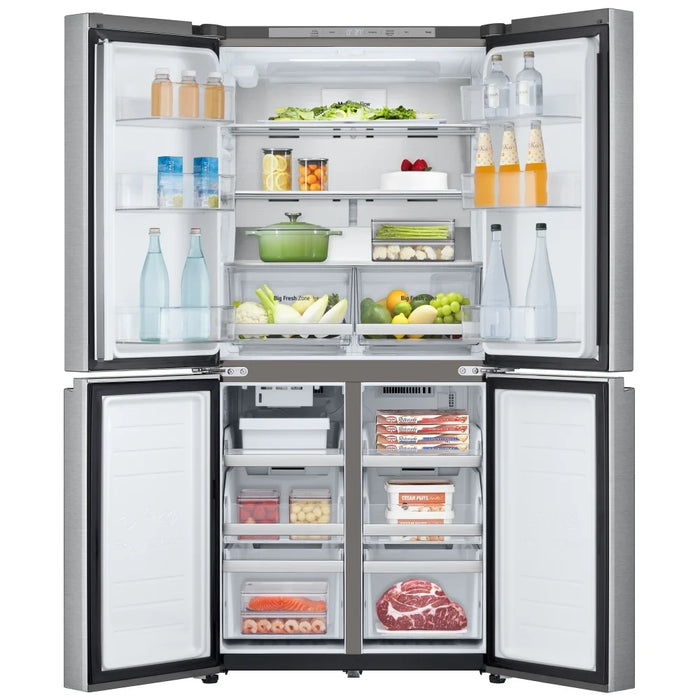 LG LF19C8200S Counter Depth French Door Refrigerator, 33 inch Width, 19 cu. ft. Capacity, Counter Depth, Ice Dispenser (Freezer Located), ENERGY STAR Certified, Stainless Steel colour, Multi-Air Flow™, SmartDiagnosis™, ThinQ® Technology