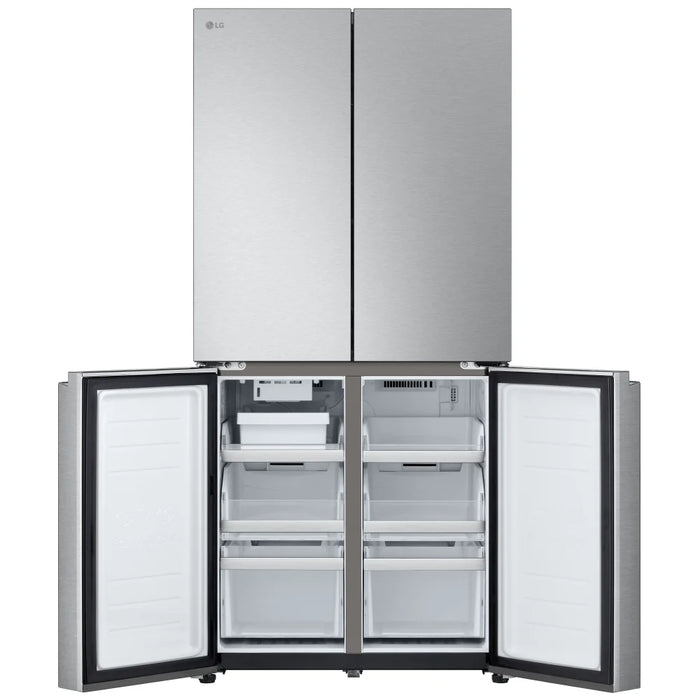 LG LF19C8200S Counter Depth French Door Refrigerator, 33 inch Width, 19 cu. ft. Capacity, Counter Depth, Ice Dispenser (Freezer Located), ENERGY STAR Certified, Stainless Steel colour, Multi-Air Flow™, SmartDiagnosis™, ThinQ® Technology