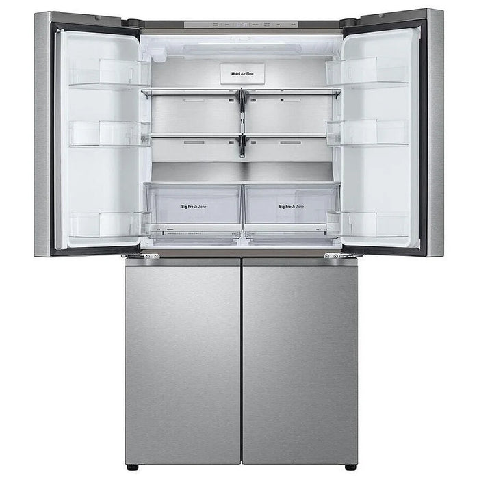 LG LF24C8200S French Door Refrigerator, 36 inch Width, 23.6 cu. ft. Capacity, Counter Depth, Ice Dispenser (Freezer Located), ENERGY STAR Certified, Stainless Steel colour, Multi-Air Flow™, SmartDiagnosis™